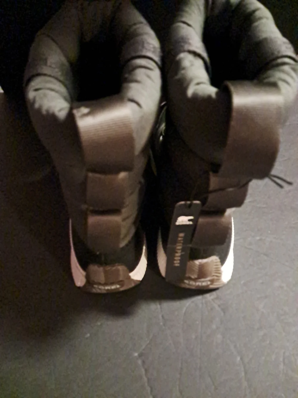 SOREL Waterproof Quilted Winter Boots for Women - Olive out N About Puffy